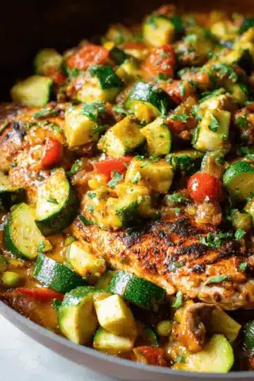Tex Mex Chicken and Zucchini Recipe