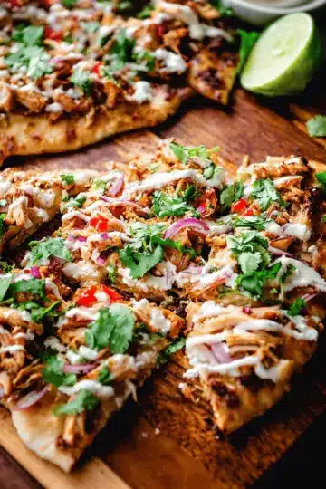 Thai Chicken Flatbread Recipe