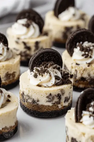 Mini Oreo Cheesecakes