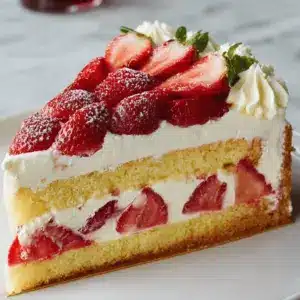Fraisier Cake