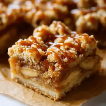 Salted Caramel Apple Pie Bars