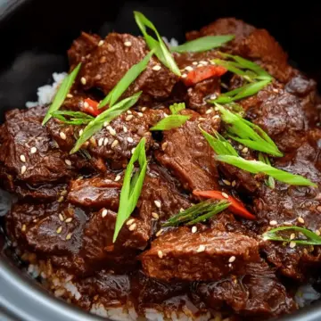Slow cooker Korean beef