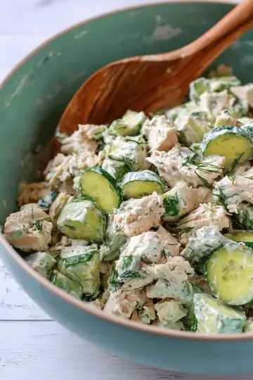 Cucumber Dill Rotisserie Chicken Salad