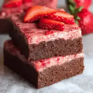 Strawberry Brownies