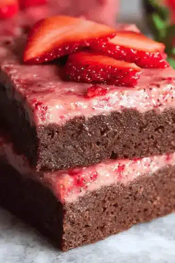 Strawberry Brownies
