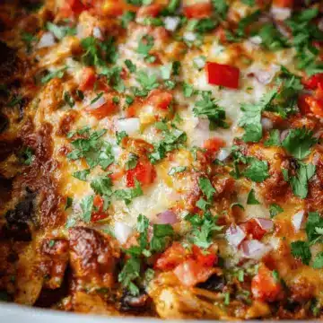 Chicken Burrito Casserole