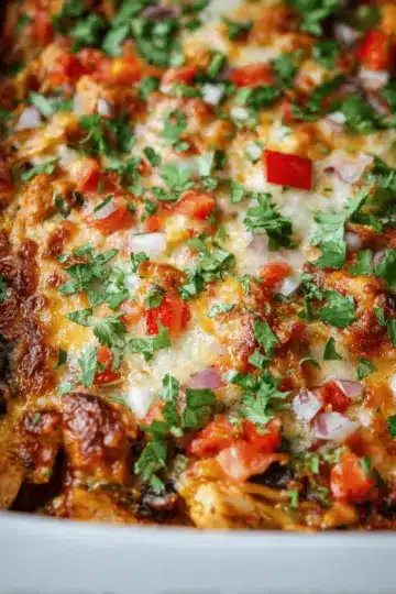 Chicken Burrito Casserole