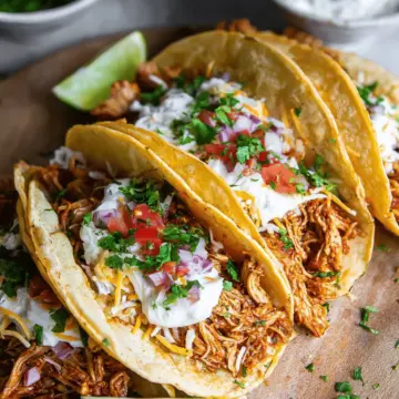 Crock-Pot Chicken Tacos