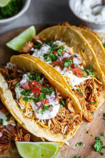 Crock-Pot Chicken Tacos