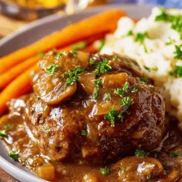 Slow Cooker Salisbury Steak