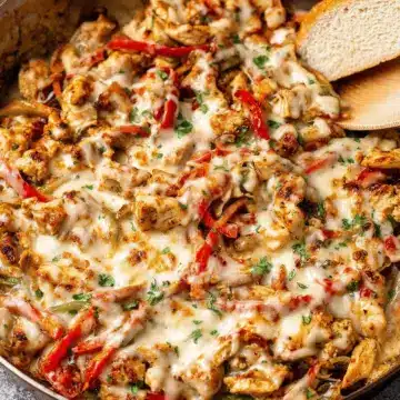 Chicken Cheesesteak Skillet