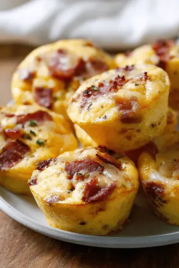 Egg Bites with Bacon & Gruyère