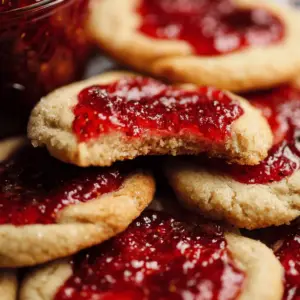 Strawberry Jam Sugar Cookies
