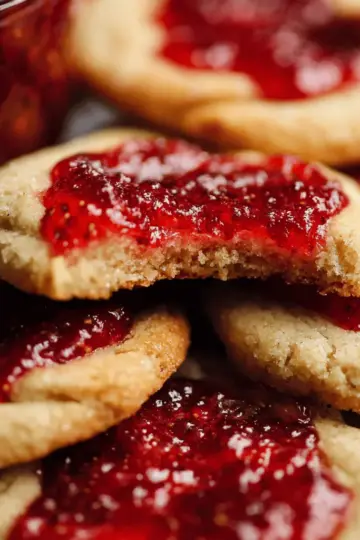 Strawberry Jam Sugar Cookies