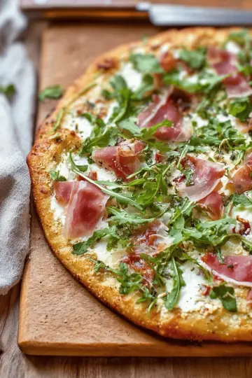 Prosciutto Arugula Pizza