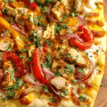 Chicken Fajita Flatbread Pizza