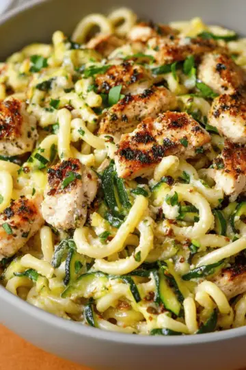 Easy Chicken Zucchini Pasta Recipe