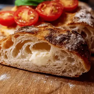 NO-Knead Ciabatta Bread Recipe