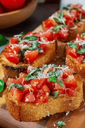 Italienisches Bruschetta Rezept mit Tomaten