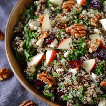 Apple Walnut Quinoa Salad