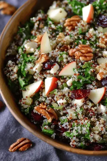 Apple Walnut Quinoa Salad