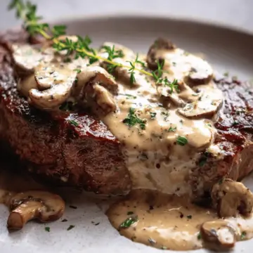 Mushroom Sauce for Steak