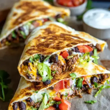 Black Bean Crunch Wrap Supreme