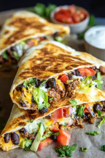 Black Bean Crunch Wrap Supreme