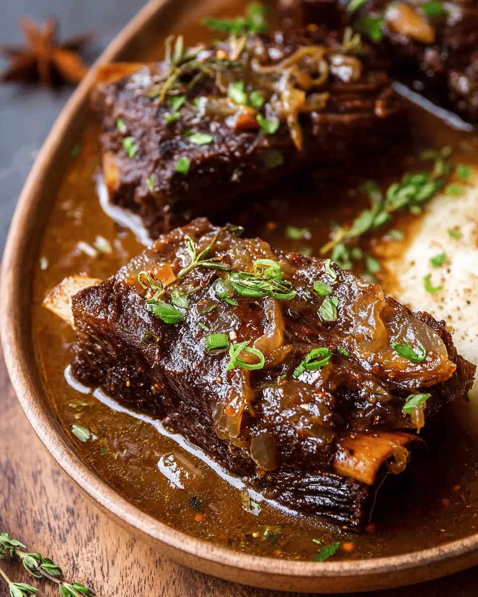 French Onion Short Ribs