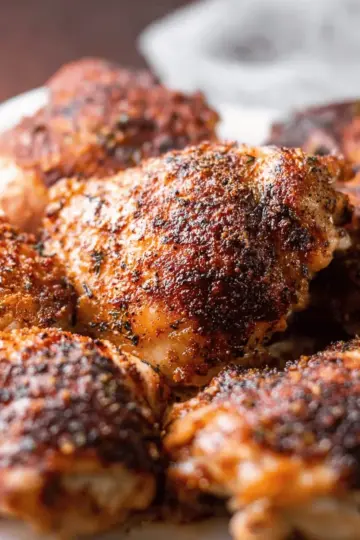 Crispy Baked Chicken Thighs