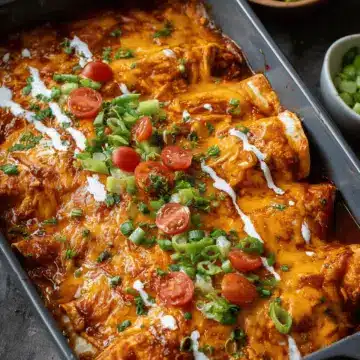 Buffalo Chicken Enchiladas