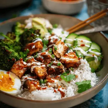 Sticky Chicken Rice Bowls