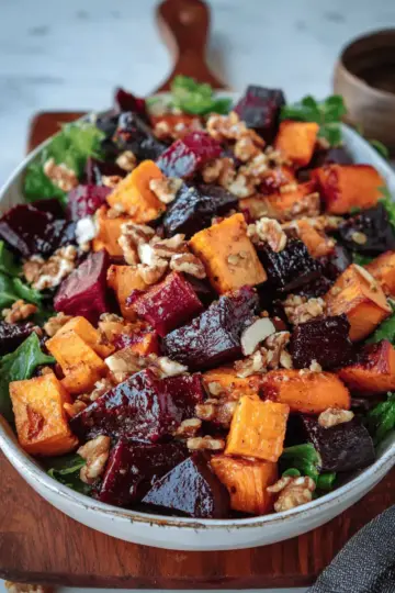 Roasted Beet and Sweet Potato Salad