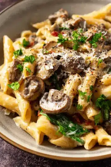 Vegan Mushroom Pasta