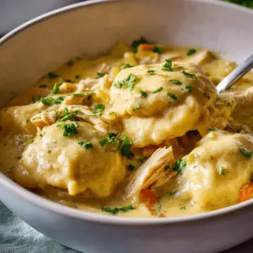 Slow Cooker Chicken and Dumplings
