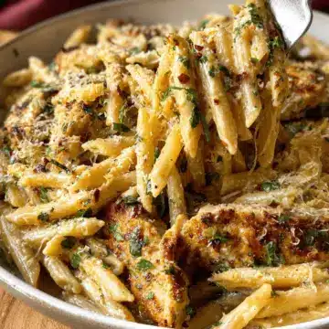 Garlic Parmesan Chicken and Pasta