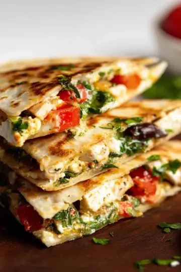 Mediterranean Quesadillas