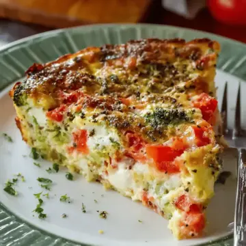 Crustless Vegetable Quiche