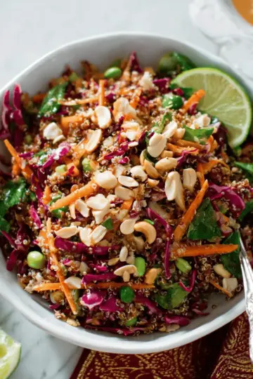 Crunchy Thai Peanut & Quinoa Salad