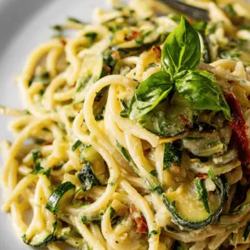 Easy Creamy Zucchini Pasta Sauce