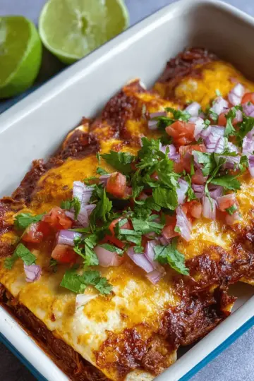 Easy Beef Birria Enchiladas with Simple Homemade Sauce