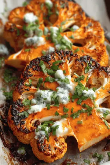 Buffalo Cauliflower Steaks