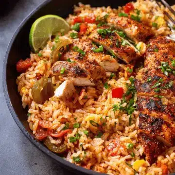 Cajun Chicken & Rice Skillet