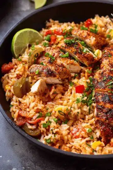 Cajun Chicken & Rice Skillet