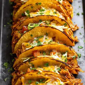 20 Minute Mini Baked Chicken Tacos