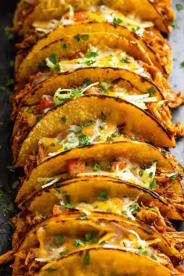 20 Minute Mini Baked Chicken Tacos