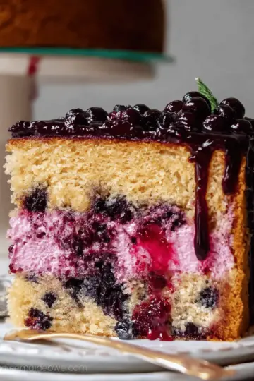 Blueberry Jam Cake