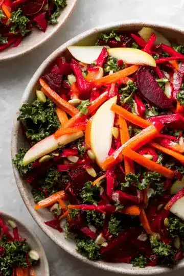 Apple, Beet, Carrot & Kale Salad