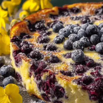 blueberry-lemon-clafoutis