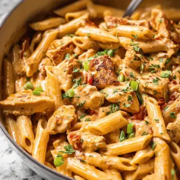 One Pot Creamy Cajun Chicken Pasta